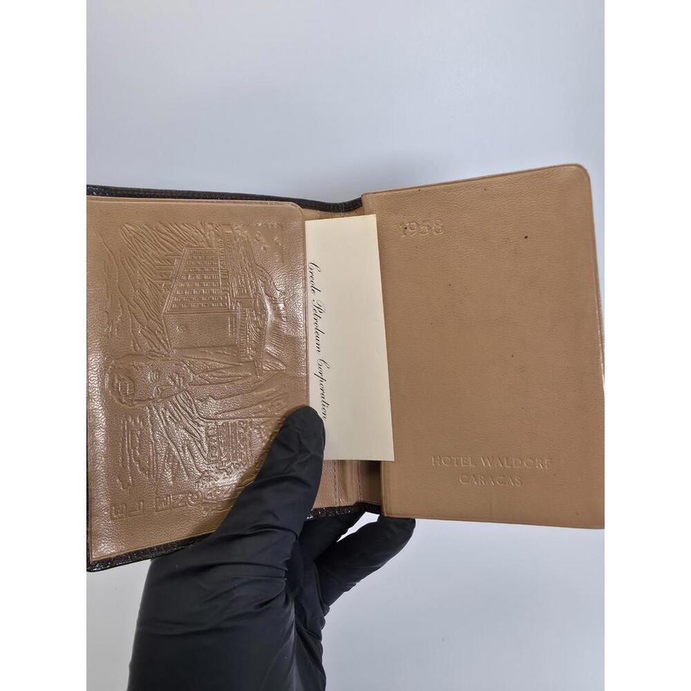 Rare Hotel Waldorf Caracas Venezuela 1958 Agenda Notebook Creole Petro Corp OOAK